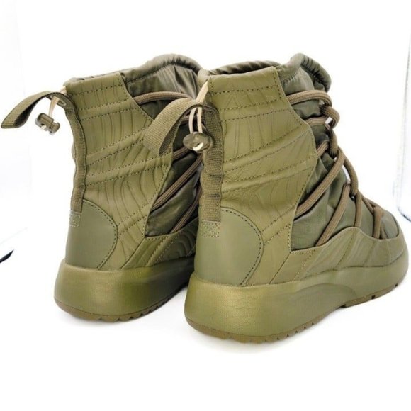 Nike Tanjun High Rise Women's Boots Sz 8 Green Military AO0355 300 Light Weight! - Picture 8 of 9
